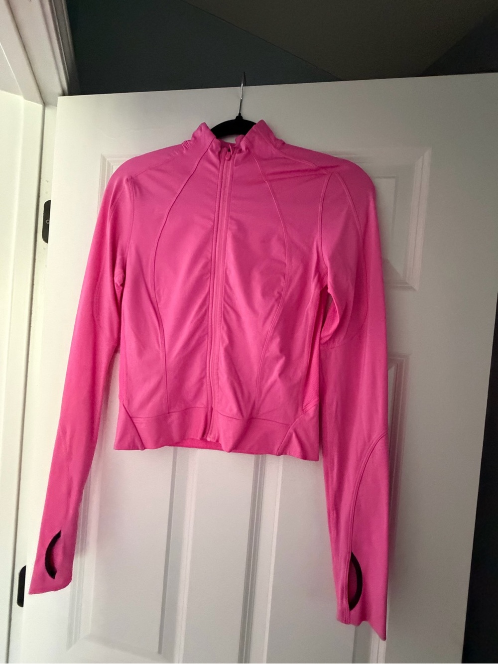 lululemon athletica Bright Pink Full-Zip Bomber Jacket